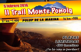 II Trail Monte Ponoig II Trail Monte Ponoig